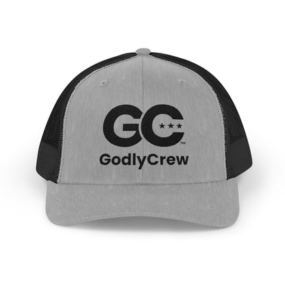 GodlyCrew Snapback Trucker Cap — GC Logo Mesh Baseball Hat