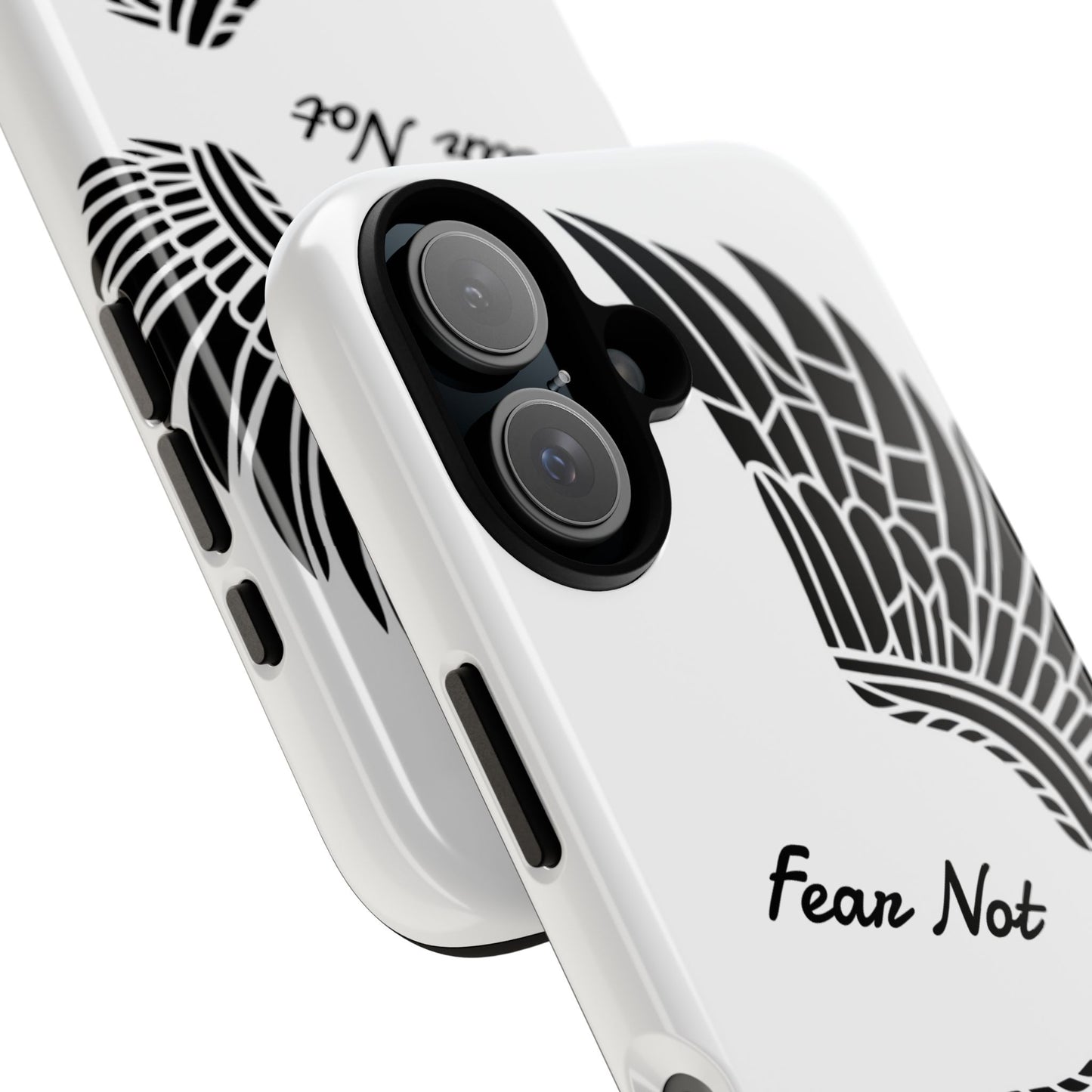 Phone Case — "Fear Not" Angel Wings Protective Cover