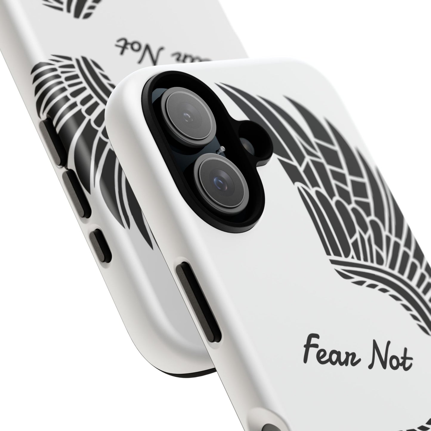 Phone Case — "Fear Not" Angel Wings Protective Cover