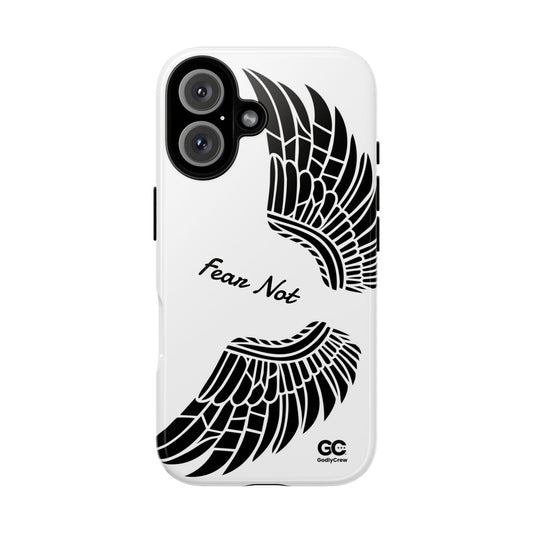 Phone Case — "Fear Not" Angel Wings Protective Cover