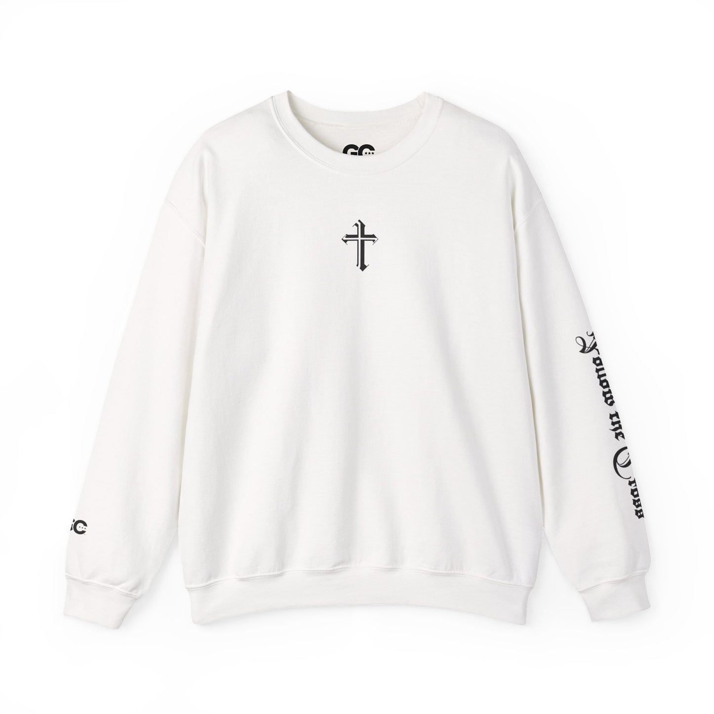 Jesus Cross Crewneck Sweatshirt — Modern Sleek "Follow the Cross" Design