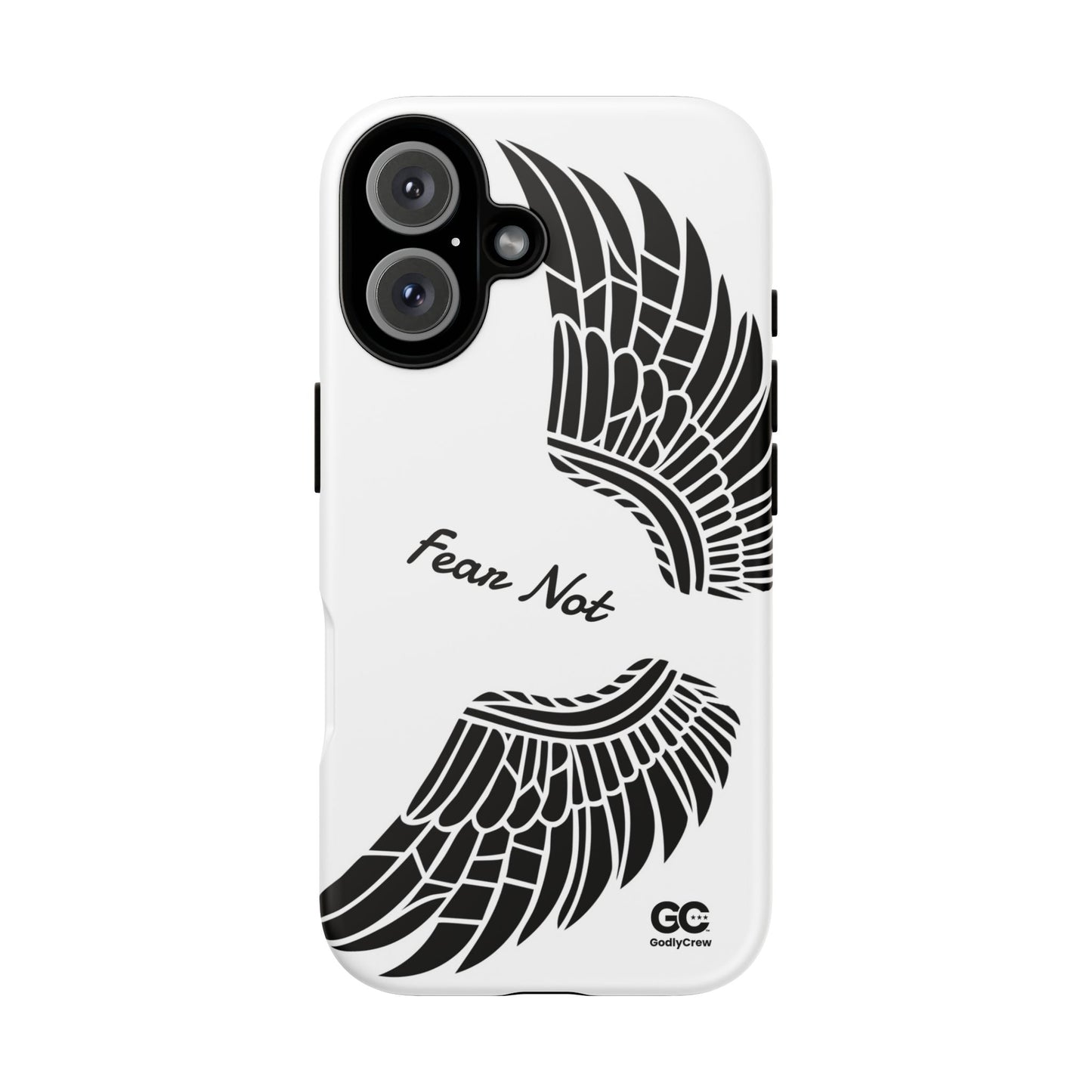 Phone Case — "Fear Not" Angel Wings Protective Cover