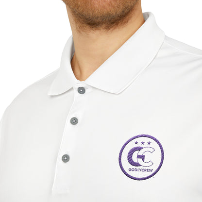 GODLYCREW™ adidas® Charcoal Logo Performance Polo