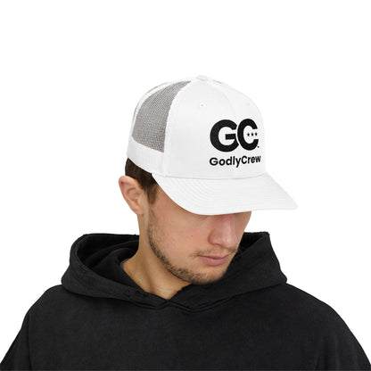 GodlyCrew Snapback Trucker Cap — GC Logo Mesh Baseball Hat