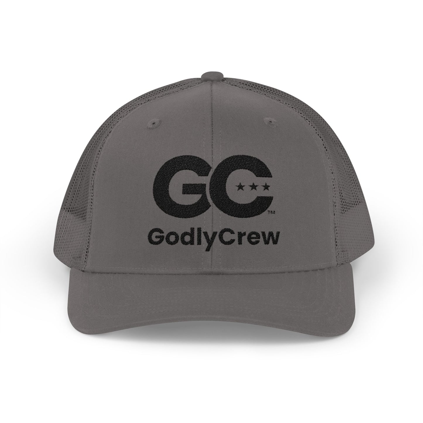 GodlyCrew Snapback Trucker Cap — GC Logo Mesh Baseball Hat