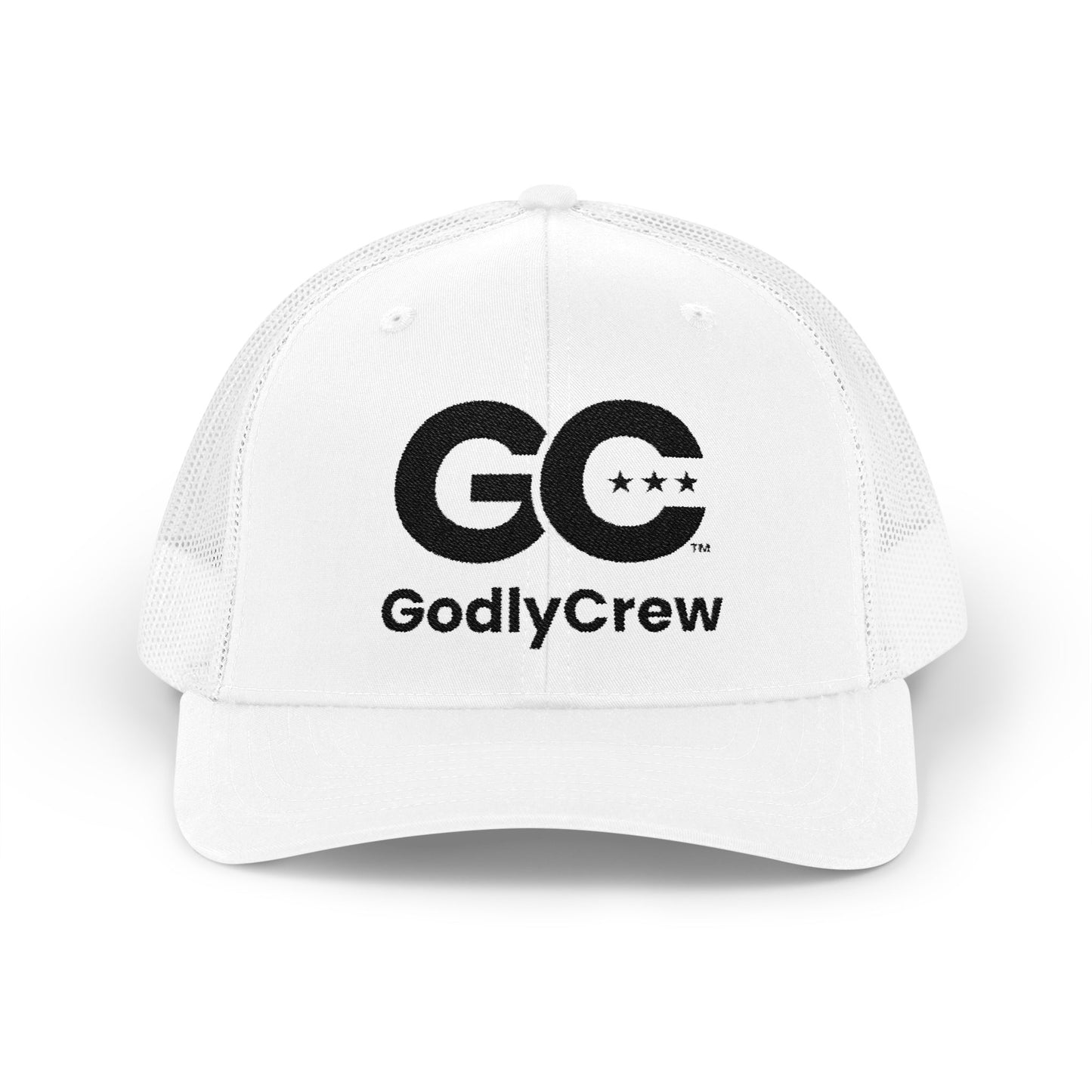 GodlyCrew Snapback Trucker Cap — GC Logo Mesh Baseball Hat