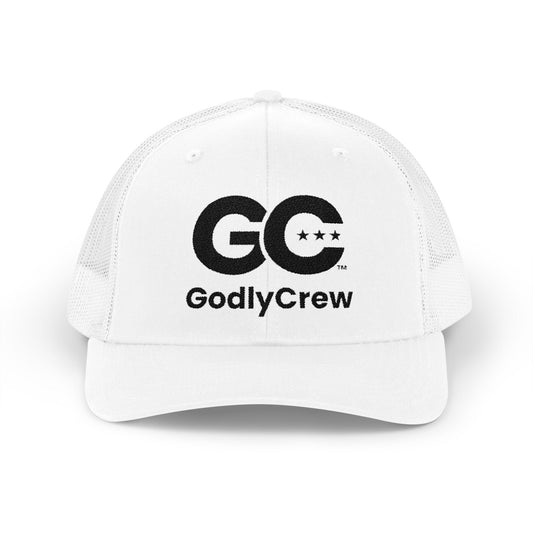 GodlyCrew Snapback Trucker Cap — GC Logo Mesh Baseball Hat