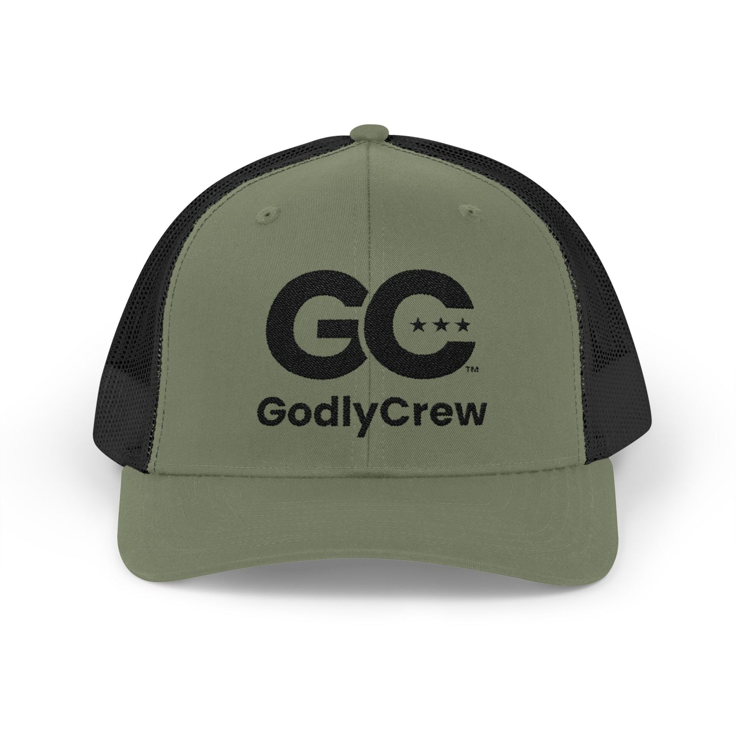 GodlyCrew Snapback Trucker Cap — GC Logo Mesh Baseball Hat