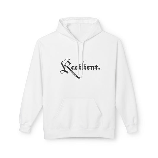 Resilient Faith Hoodie — Bold Simple Christian Faith Pullover