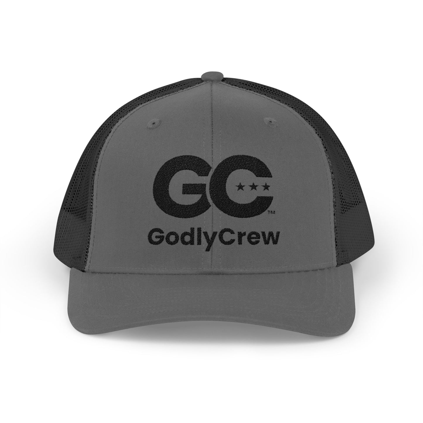 GodlyCrew Snapback Trucker Cap — GC Logo Mesh Baseball Hat
