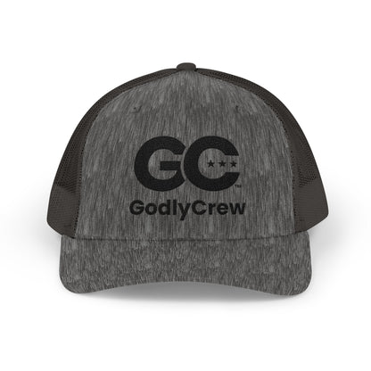 GodlyCrew Snapback Trucker Cap — GC Logo Mesh Baseball Hat