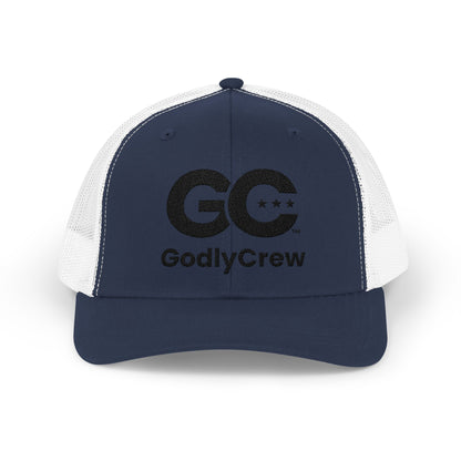 GodlyCrew Snapback Trucker Cap — GC Logo Mesh Baseball Hat