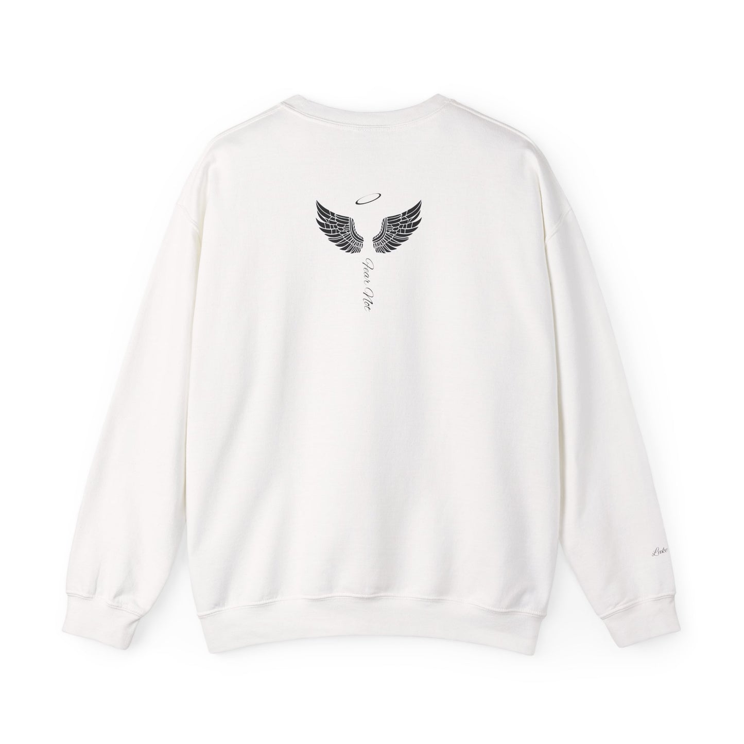 Angel Wings “Fear Not” Crewneck Sweatshirt — Luke 2:10 Christian Pullover